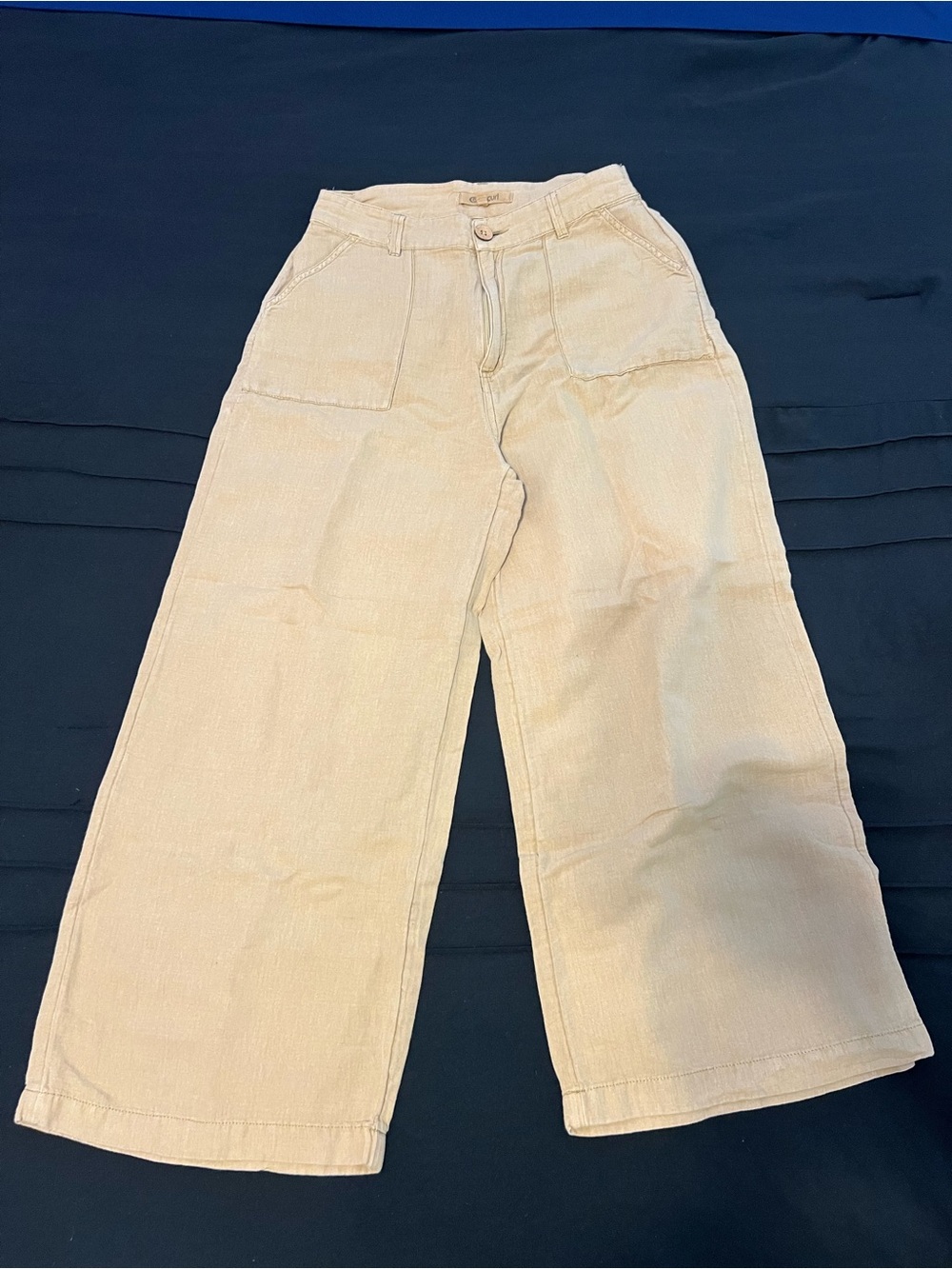 Rip Curl Wide Leg Pants in Light Beige